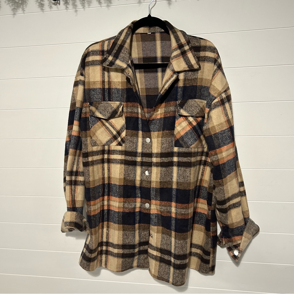 Plaid jacket 2x